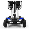 Golden Technologies Buzzaround Carry On Folding Mobility Scooter GB120 Orchid Blue Color Front Light View