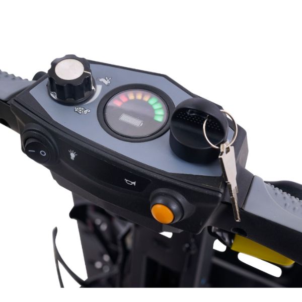 Golden Technologies Buzzaround Carry On HD Folding Mobility Scooter Handlebar and with Control Panel