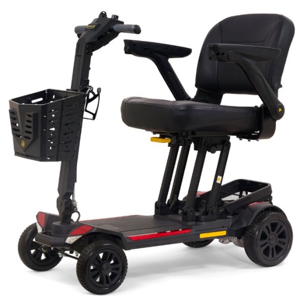 Golden Technologies Buzzaround Carry On HD Folding Mobility Scooter Left Angle Position