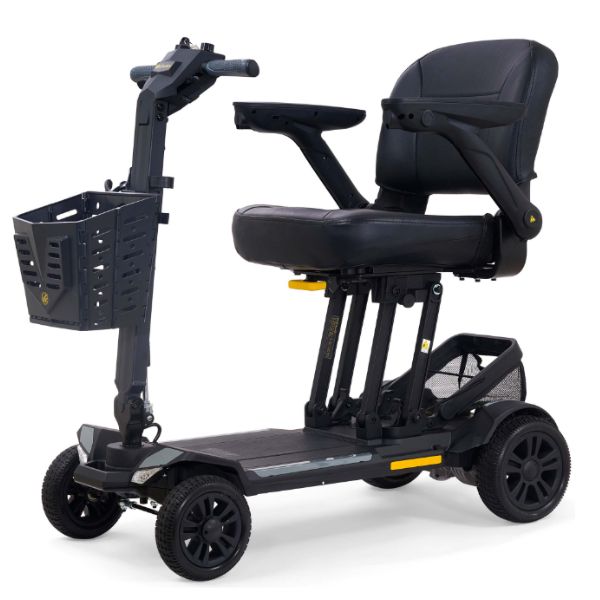 Golden Technologies Buzzaround Carry On HD Folding Mobility Scooter Left Angle Position