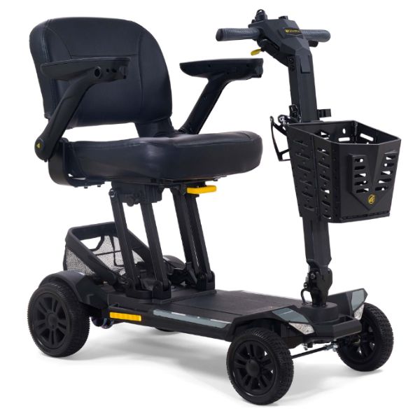 Golden Technologies Buzzaround Carry On HD Folding Mobility Scooter Right Angle Position