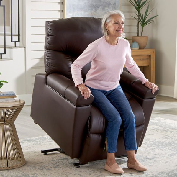 Golden Technologies Cloud+ MaxiComfort PR511 Lift Chair with a woman Sitting on it