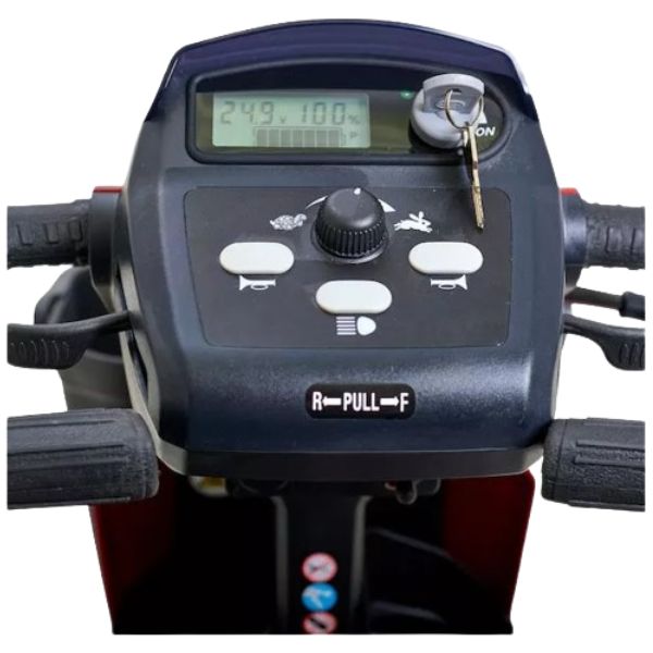 Golden Technologies Companion HD 3-Wheel Mobilty Scooter GC540 Galactic Grey Color LCD Console