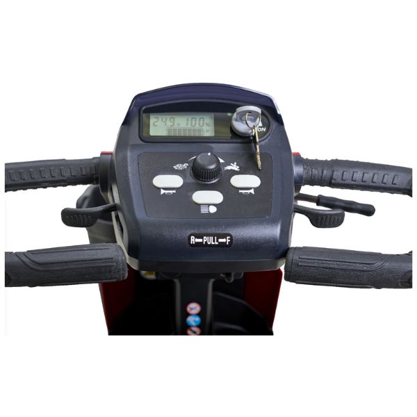 Golden Technologies Companion HD 3-Wheel Mobilty Scooter GC540 Galactic Grey Color LCD Control Panel