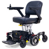 Golden Buzzarround CarryOn Travel Power Wheelchair GP130 with velvet Red Shrouds
