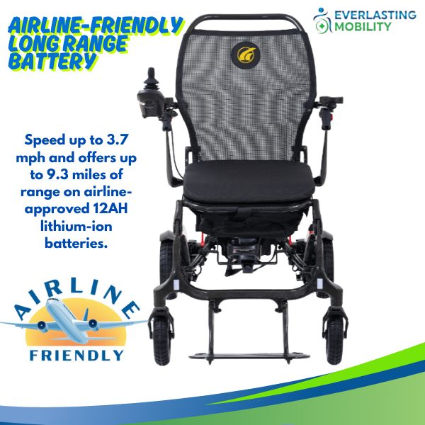 Golden Cricket Folding Power Wheelchair  Airline-Friendly