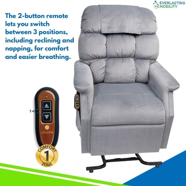 Golden Technologies Cambridge Signature Series 3 Position Lift Chair with Remote Control