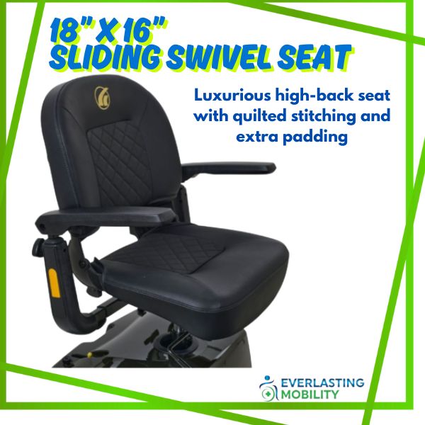 Golden Technologies Companion 4-Wheel Bariatric Scooter GC440 Seat