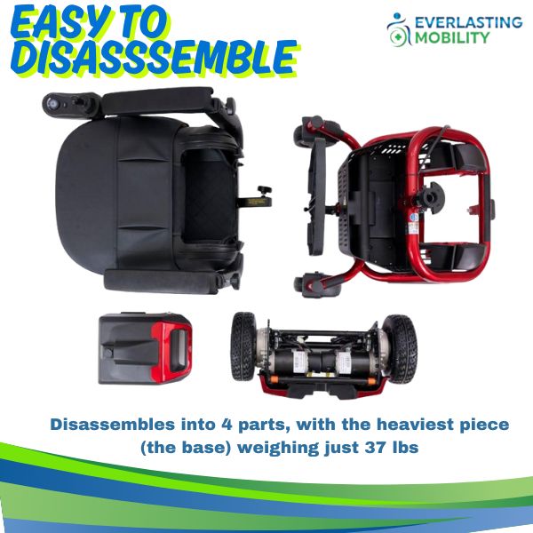 Golden Technologies LiteRider Envy GP162 Power Chair Disassembled