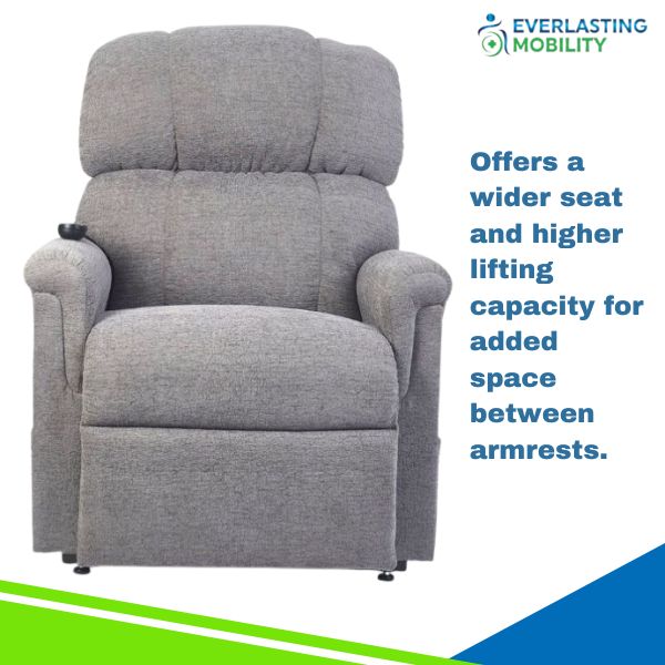 Golden Technologies MaxiComforter Heavy Duty Lift Chair PR535 Front View