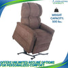 Golden Technologies MaxiComforter Heavy Duty Lift Chair PR535 on a Lift Position