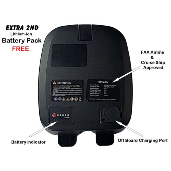 Helium Ultra Lightweight Power Wheelchair Battery Pack