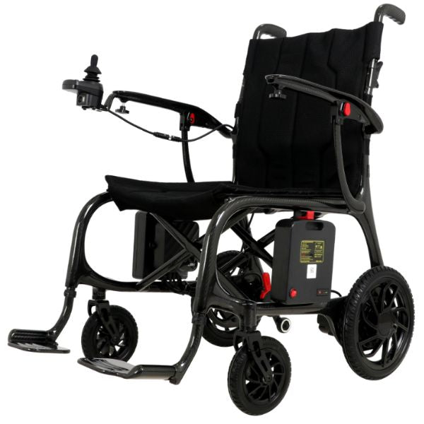 Helium Ultra Lightweight Power Wheelchair in Black