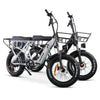 JUNTOS Foldable Step - Through Foldable Lightweight Electric Bike 2 different colors white and black