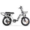 JUNTOS Foldable Step - Through Foldable Lightweight Electric Bike White right side view