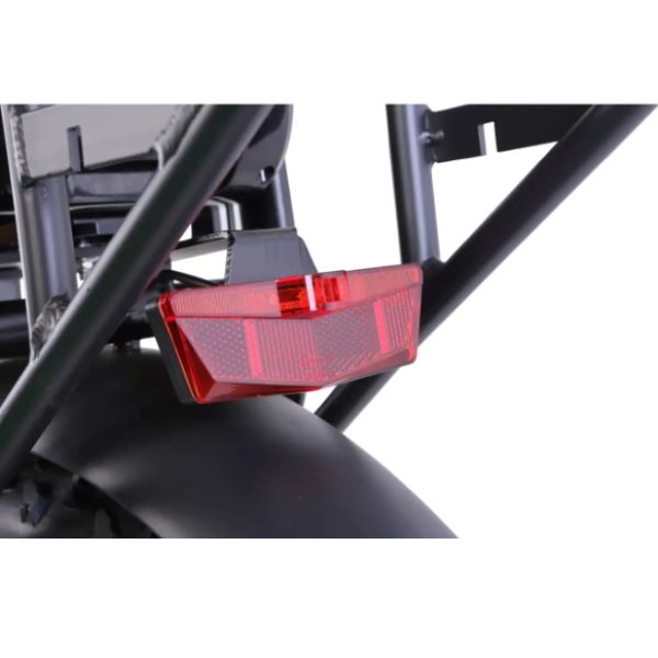 JUNTOS Foldable Step - Through Foldable Lightweight Electric Bike Tail Light