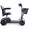 Journey Health &amp; Lifestyle Adventure 4-Wheel Mobility Scooter Blue Color Side View