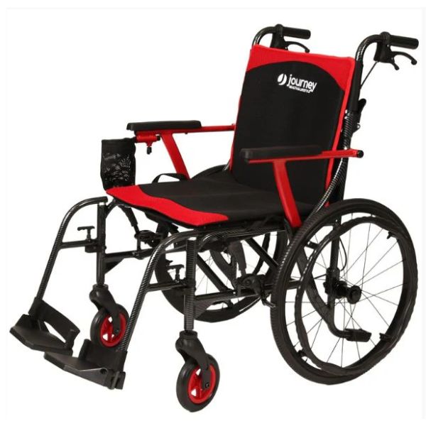 Journey So Lite C2 Ultra Lightweight Wheelchair with &#39;Journey&#39; branding on a white background