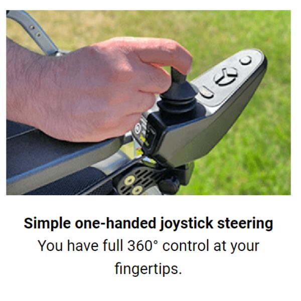 Journey Zoomer Chair Lightweight Folding Power Wheelchair