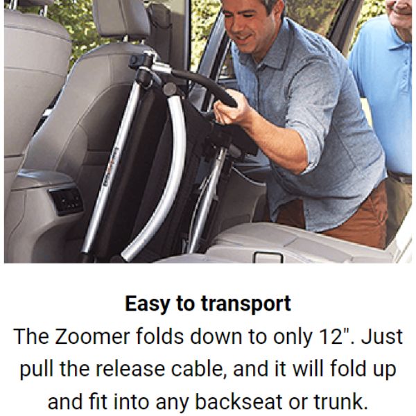 Journey Zoomer Chair Lightweight Folding Power Wheelchair