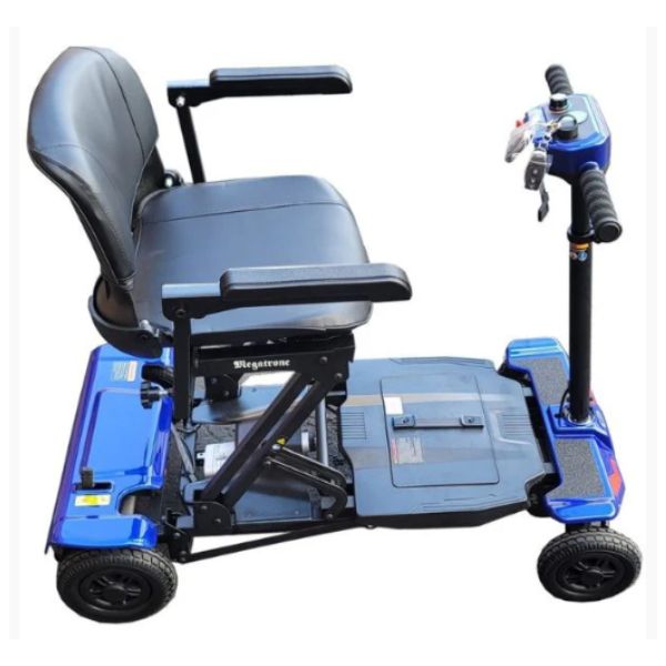 Megatrone Automatic Folding 4 Wheel Mobility Scooter Right Side View
