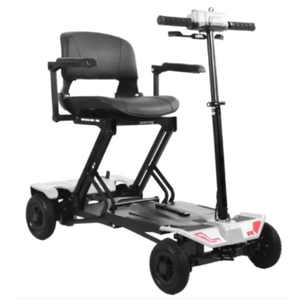 Megatrone Automatic Folding 4 Wheel Mobility Scooter in Silver