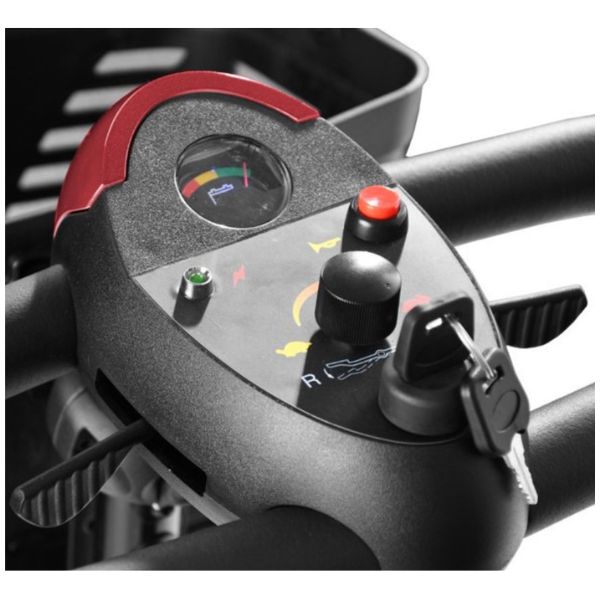 Merits S741A Roadster 4-Wheel Travel Mobility Scooter Control Panel