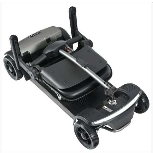 Metro Mobility Air Traveller 2 4-Wheel Mobility Scooter Top View when Folded
