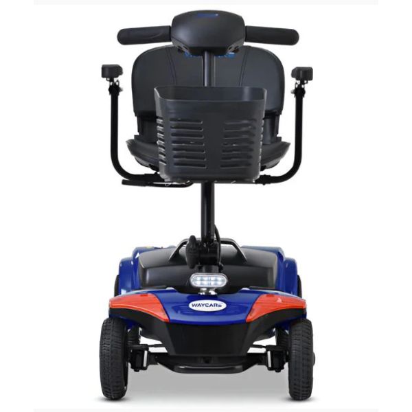 Metro Mobility Elite Portable Mobility Scooter Blue in Front View