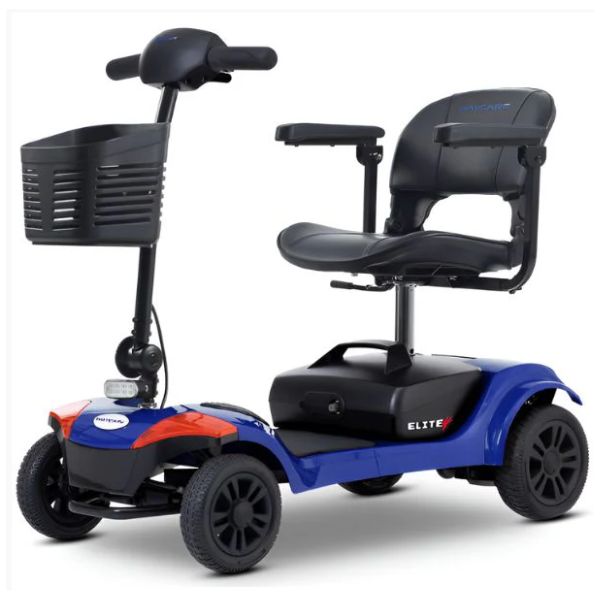 Metro Mobility Elite POrtable Mobility Scooter in Blue 