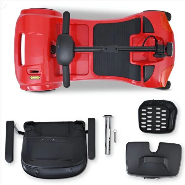 Metro Mobility Elite Portable Mobility Scooter in Disassembled Parts