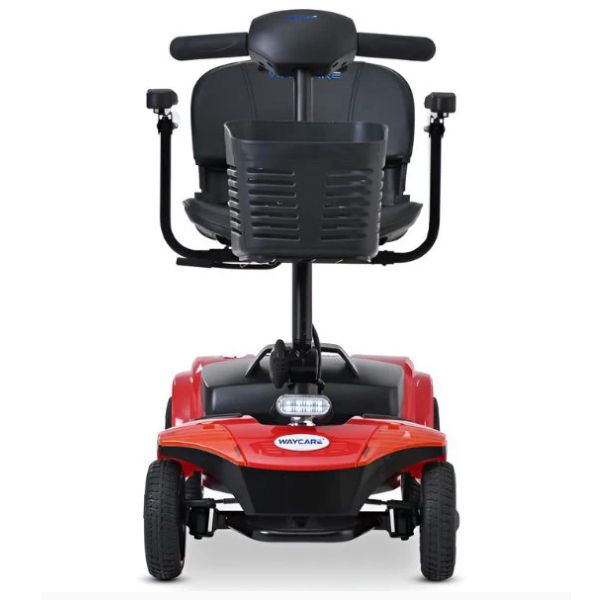 Metro Mobility Elite Portable Mobility Scooter Red Front View