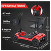 Metro Mobility Elite Portable Mobility Scooter in Red Specifications