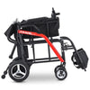 iTravel Lite Compact Power Wheelchair By Metro Mobility Folded View Black Color
