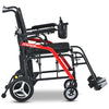 iTravel Lite Compact Power Wheelchair By Metro Mobility Black Color Side View