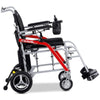 iTravel Lite Compact Power Wheelchair By Metro Mobility Silver Color Side View