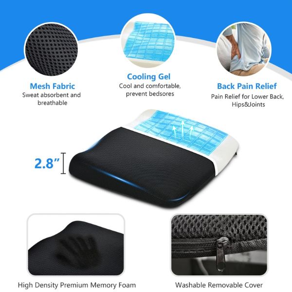 iTravel Plus Folding Electric Wheelchair By Metro Mobility Gel Seat Cushion Features