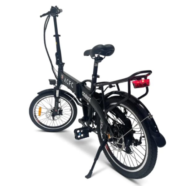 Go Bike Official ACFC Licensed FUTURO Foldable Lightweight Electric Bike Rear View