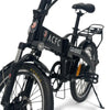 Go Bike Official ACFC Licensed FUTURO Foldable Lightweight Electric Bike Close Up Front Left VIew