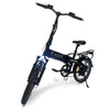 Go Bike Official ACFC Licensed FUTURO Foldable Lightweight Electric Bike Black Front left view