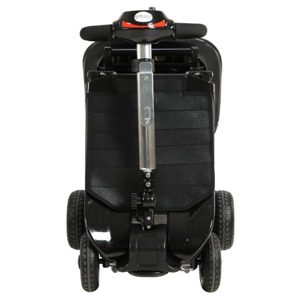 Optimus Automatic Folding Travel Scooter in Black Folded
