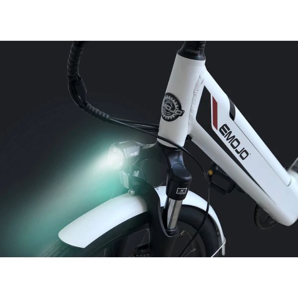 Emojo Panther PRO Lightweight Step-thru Electric Bike, White / 500W