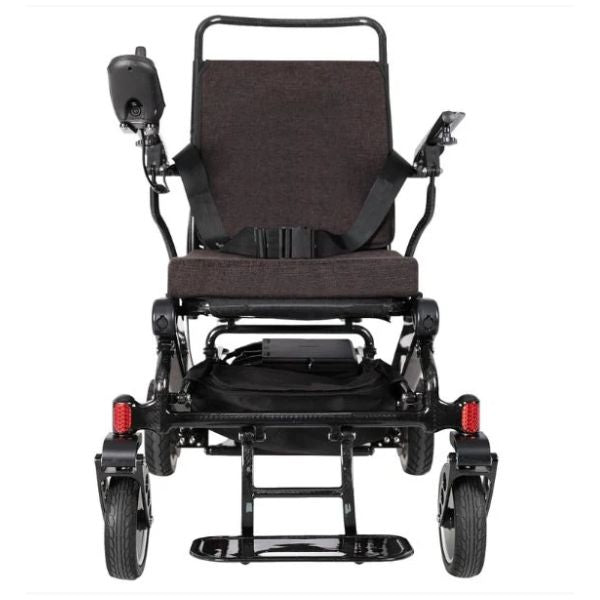 Pegasus Carbon Fiber Wheelchair in Black Front View