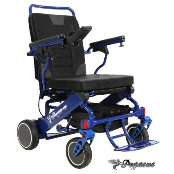 Pegasus Carbon Fiber Wheelchair in Blue