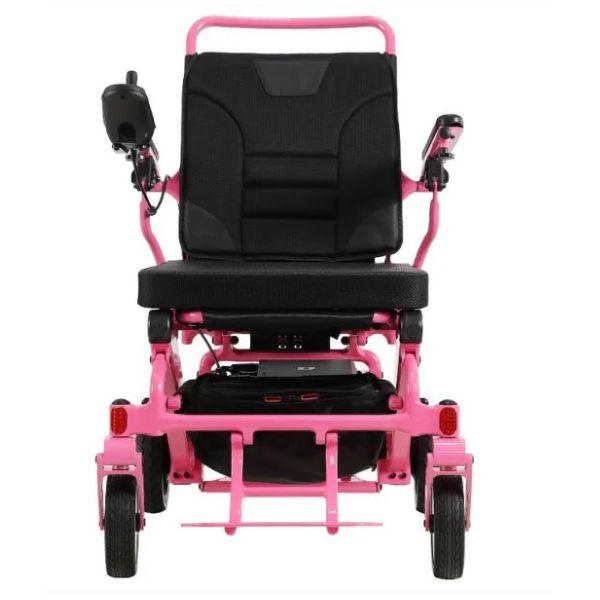 Pegasus Carbon Fiber Wheelchair in Pink Front View