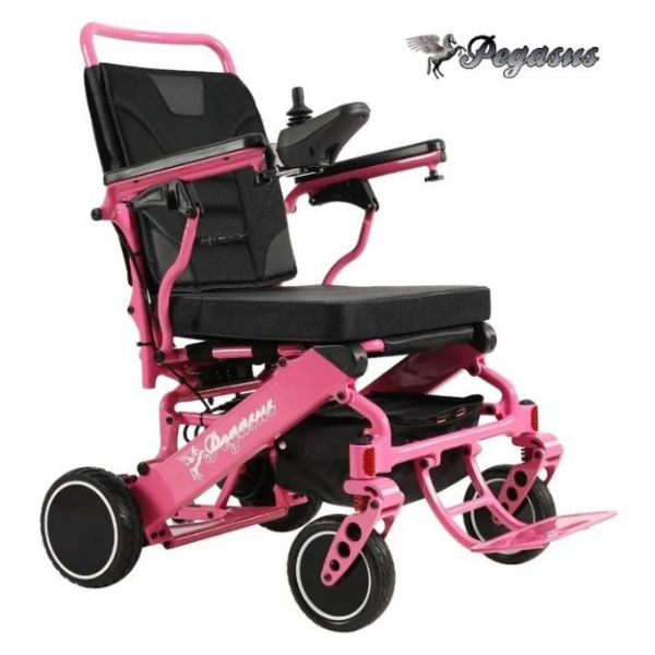 Pegasus Carbon Fiber Wheelchair in Pink