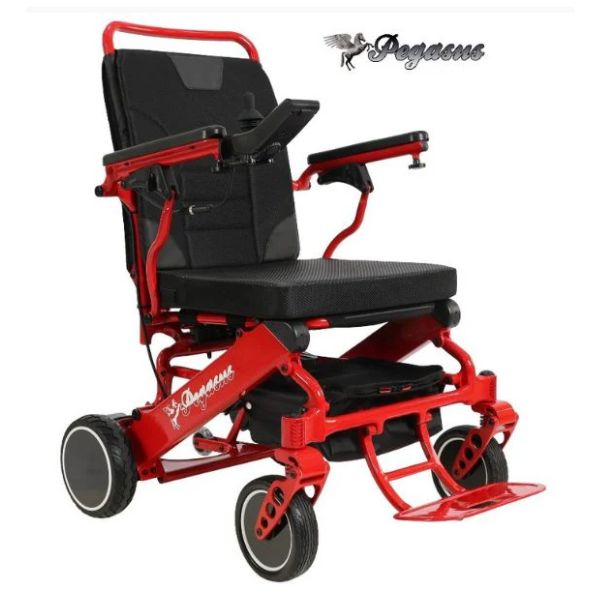 Pegasus Carbon Fiber Wheelchair in Red