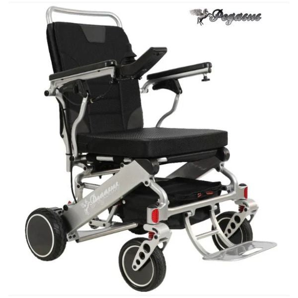 Pegasus Carbon Fiber Wheelchair in Silver