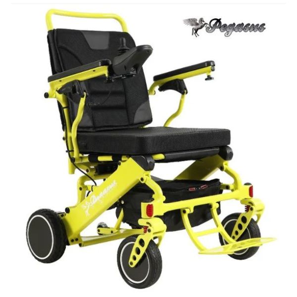 Pegasus Carbon Fiber Wheelchair in Yellow