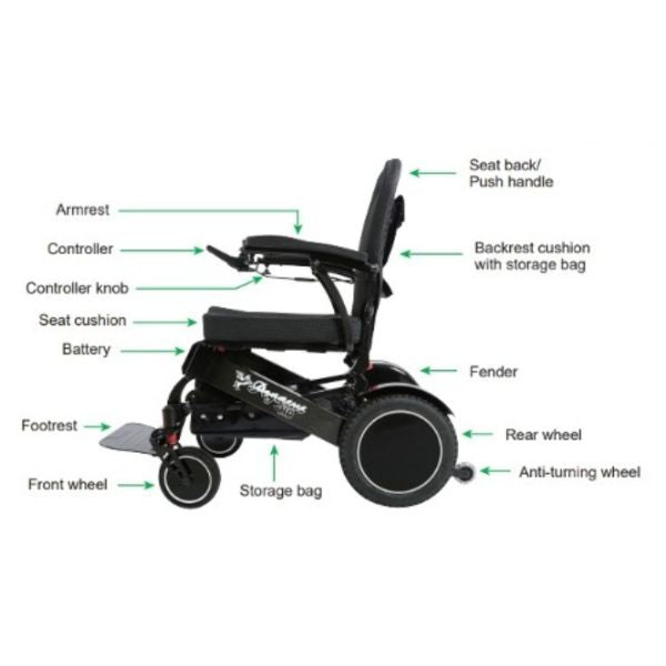 Pegasus Plus HD Bariatric Power Chair Parts